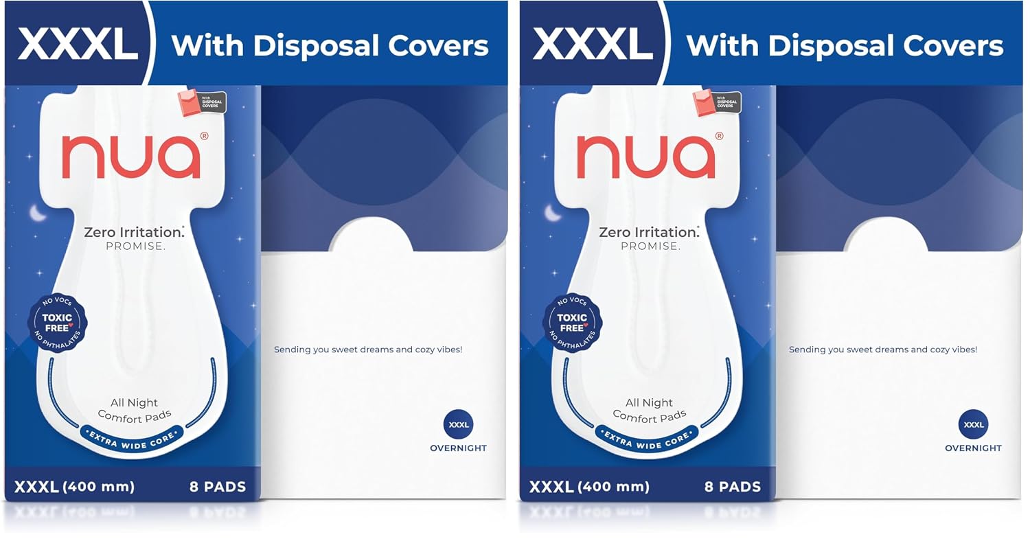 Nua Ultra-Safe Night Pads 400 Mm Xxl|