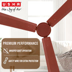 USHA Aeroedge 1200mm BLDC Ceiling Fan with RF Remote | BEE 5 Star Rated Energy Efficient | 100% Copper Motor | High Air Delivery 220CM | 3-Year Motor &...