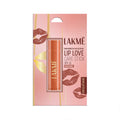 Lakme Lip Love Care Stick Caramel, with 10% Vitamin E Complex, nourished with Shea & Cocoa Butter and enriched with Almond & Jojoba Oil for 24hr...