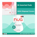 Nua Complete Comfort Sanitary Pads for Sensitive Skin | Pack of 50 Pads
