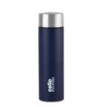 CELLO H2O Matt Stainless Steel Water Bottle For Office & Daily Use 1000 ml Navy Blue | Single Wall Freezer & Fridge Safe, Lightweight & Stylish Leakproof Rustproof Steel Water Bottle For School Travel