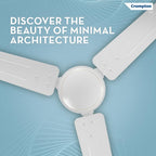 Crompton Surebreeze Sea Sapphira 1200 mm Ceiling Fan for Home | 2026 Model | BEE Star Rated | Energy Efficient | Superior Air Delivery | High Speed | 2 Year Brand Warranty | Opal White