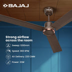 Bajaj Classico Sleek Plus 5S 1200MM (48”) BLDC Ceiling Fan with Remote |