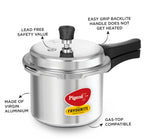 Pigeon by Stovekraft Favourite Outer Lid Non Induction Aluminium Pressure Cooker, 3 Litres