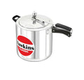 Hawkins Classic 12 Litre Pressure Cooker | Straight Body | Gas Compatible | Ideal for 12–16 persons | ISI Certified | 5 Year Guarantee | Silver (CL12)