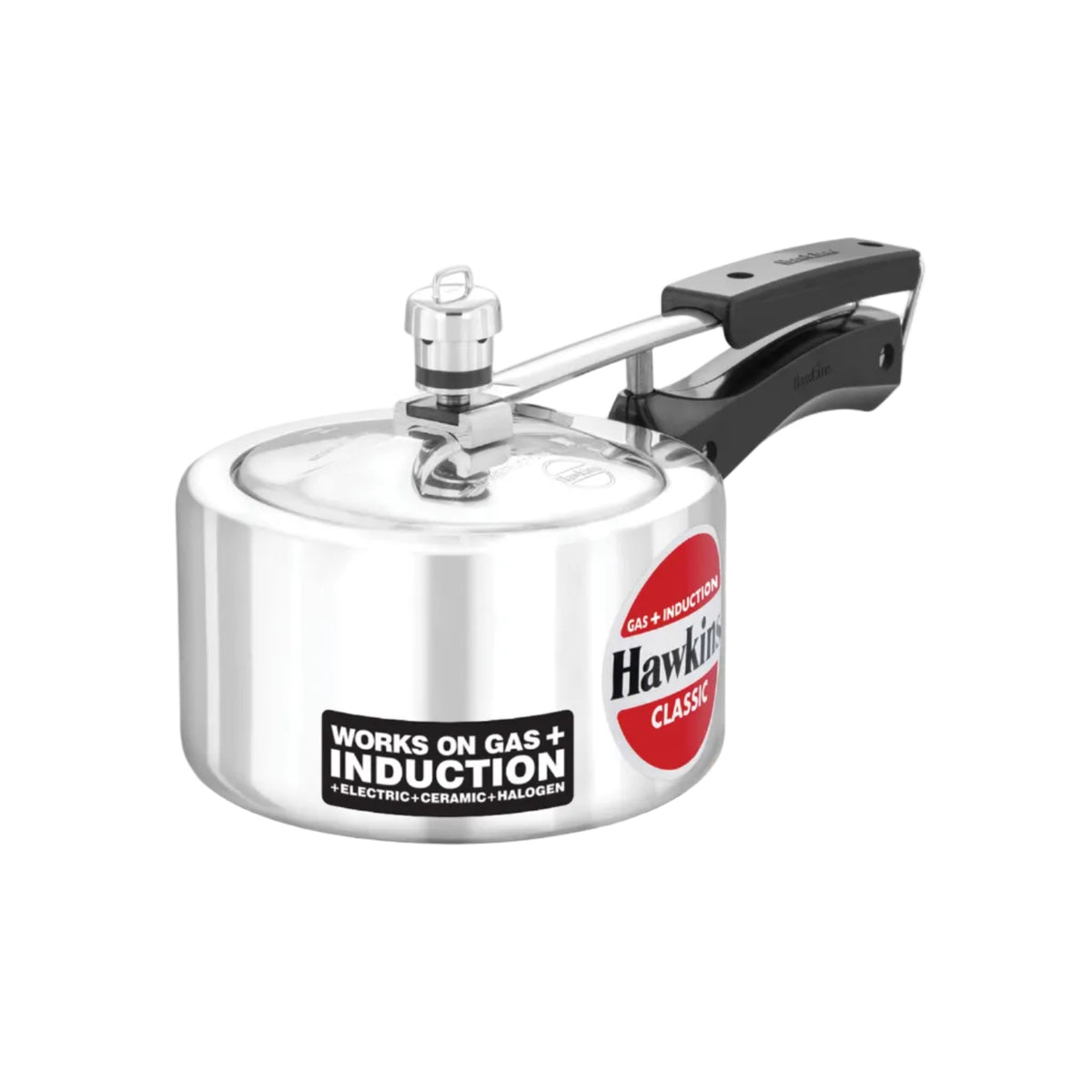Hawkins 1.5 Litre Classic Pressure Cooker, Induction Inner Lid Baby Cooker, Best Cooker, Silver (ICL15)