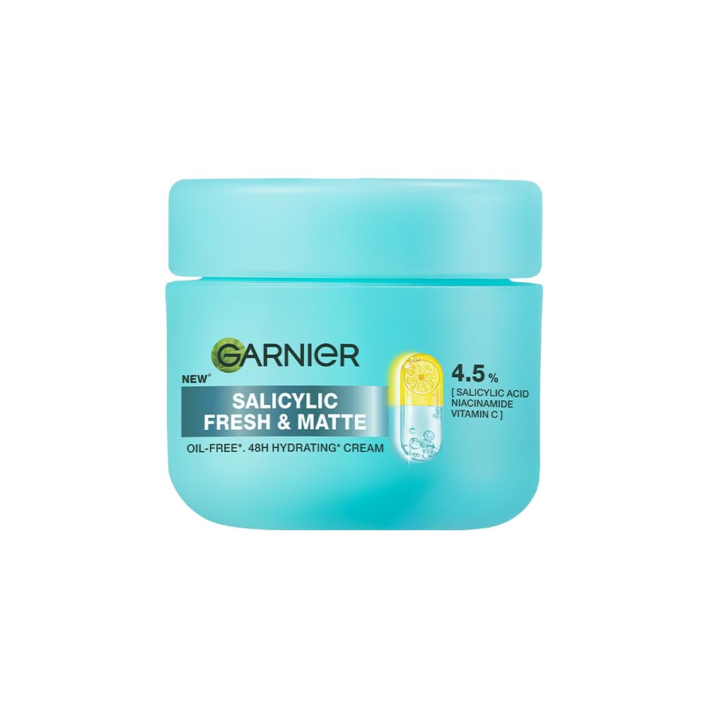 Garnier Fresh & Matte Salicylic Acid Sorbet Gel Face Moisturizer, 90g