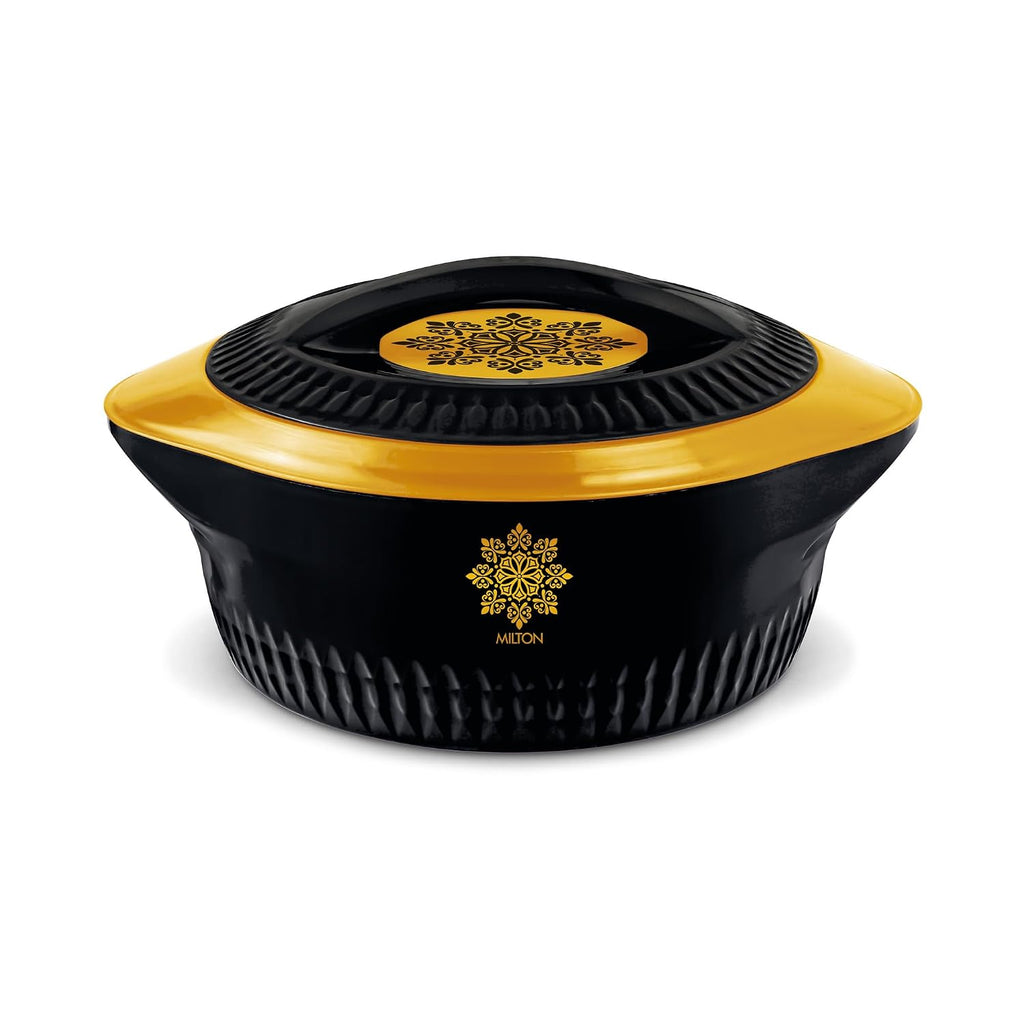 Milton Royal 1500 Insulated Inner Stainless Steel Casserole, 1.27 Litres, Black Gold |