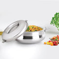 CELLO Bella 1000 Insulated Stainless Steel Casserole Hot Pot Box for Daily Use 1000 ml Silver |