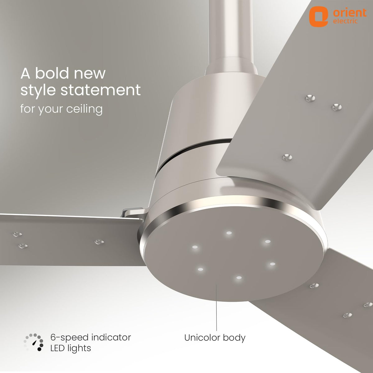 Orient Electric Newly Launched 1200 mm Proton BLDC | BLDC energy saving ceiling fan with Remote |BEE 5-star rated | Saves up to 50% on electricity bills | 3 year warranty by Orient | Cream Latte