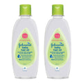 Johnson's Baby Hair Oil Combo 200ml x 2 | Light, Non-Greasy Baby Hair Oil | Enriched with Avocado & Pro-Vitamin B5