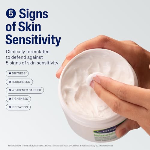 Cetaphil Moisturising Cream 250g & Cetaphil Gentle Exfoliating SA Lotion 236ml Combo