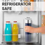 CELLO H2O Matt Stainless Steel Water Bottle For Office & Daily Use 1000 ml Navy Blue | Single Wall Freezer & Fridge Safe, Lightweight & Stylish Leakproof Rustproof Steel Water Bottle For School Travel