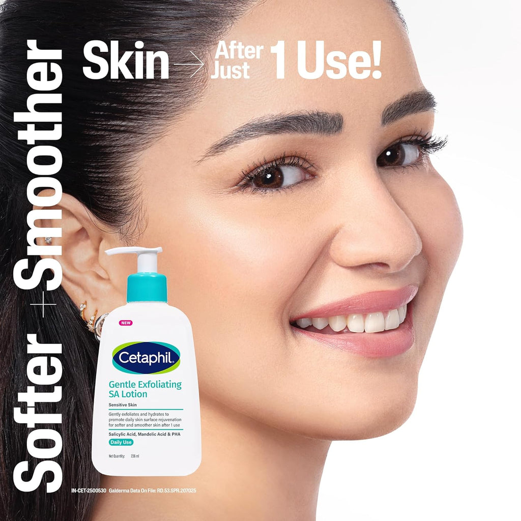 Cetaphil Moisturising Cream 250g & Cetaphil Gentle Exfoliating SA Lotion 236ml Combo
