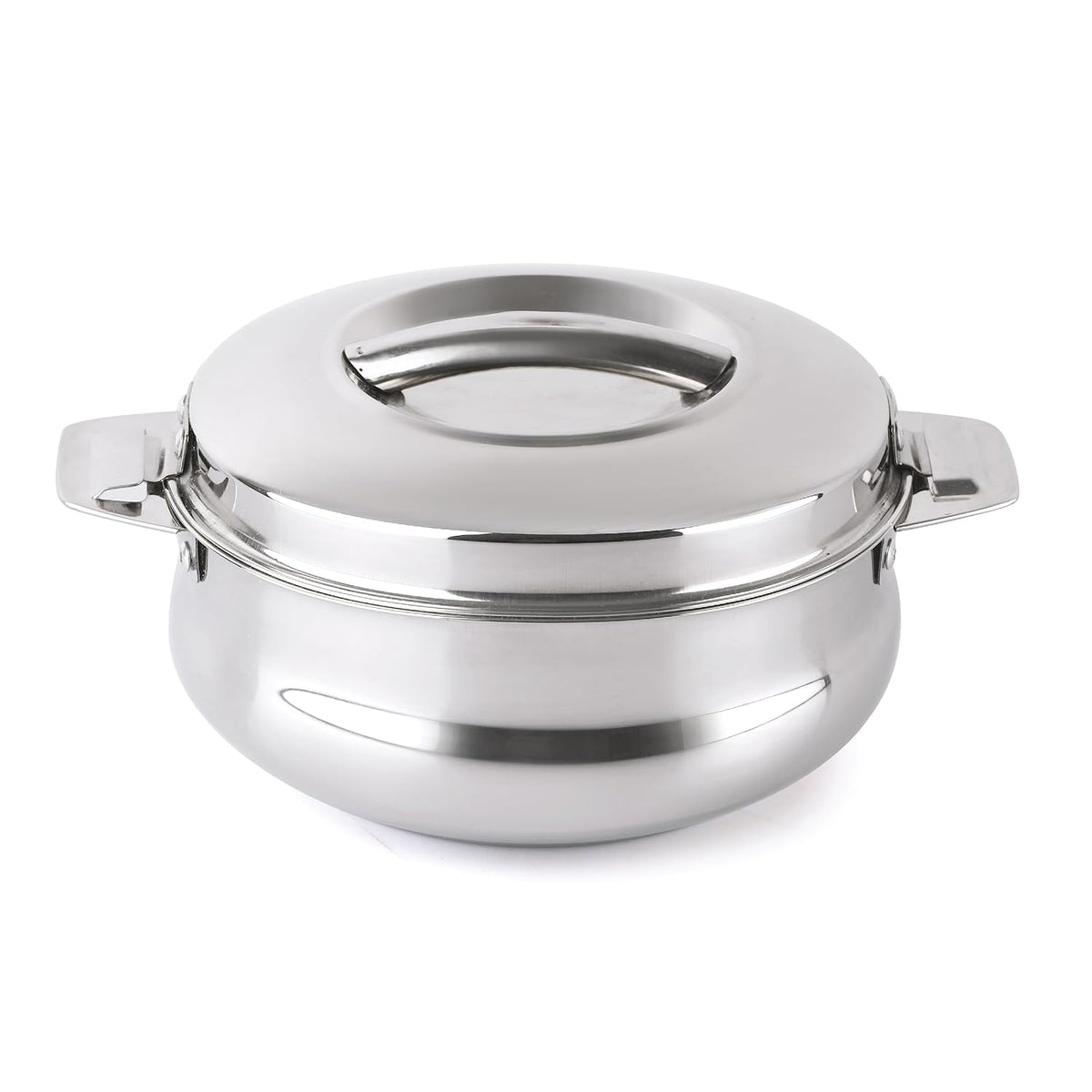 CELLO Bella 1000 Insulated Stainless Steel Casserole Hot Pot Box for Daily Use 1000 ml Silver |