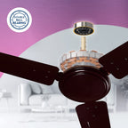 Crompton SUREBREEZE SEA SAPPHIRA 1200 mm Ceiling Fan for Home | Brown BEE Star Rated Energy Efficient Fan | Superior Air Delivery | HighSpeed | 2 Years Warranty |...