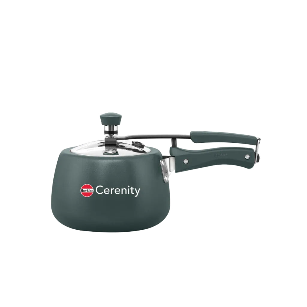 Hawkins Cerenity 3L Pressure Cooker | Ceramic Coated Body | Contura Shaped | Induction & Gas Compatible | Cook Rice, Dal & Curries | ISI Certified |...