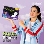 Pee Safe Comfort Night Pads XXXXL-24 Pads - 405mm | 76% Longer