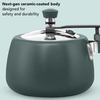 Hawkins Cerenity 3L Pressure Cooker | Ceramic Coated Body | Contura Shaped | Induction & Gas Compatible | Cook Rice, Dal & Curries | ISI Certified |...