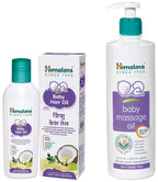 Himalaya Baby Massage Oil (500Ml)&Baby Hair Oil 200 Ml