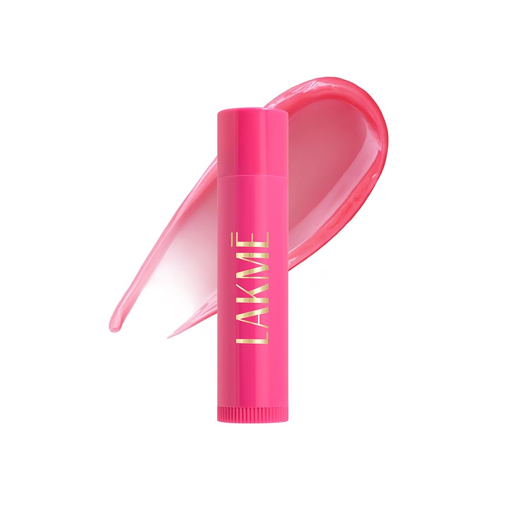Lakme Lip Love Care Stick Strawberry, with 10% Vitamin E Complex, nourished with Shea & Cocoa Butter and enriched with Almond & Jojoba Oil for 24hr...