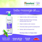 Himalaya Baby Massage Oil (500Ml)&Baby Hair Oil 200 Ml