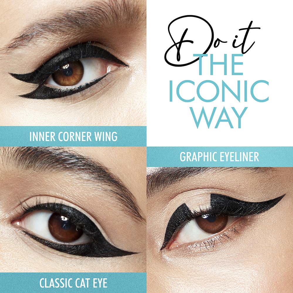 Lakme Eyeconic Pro Brush Liner (Pack of 3)