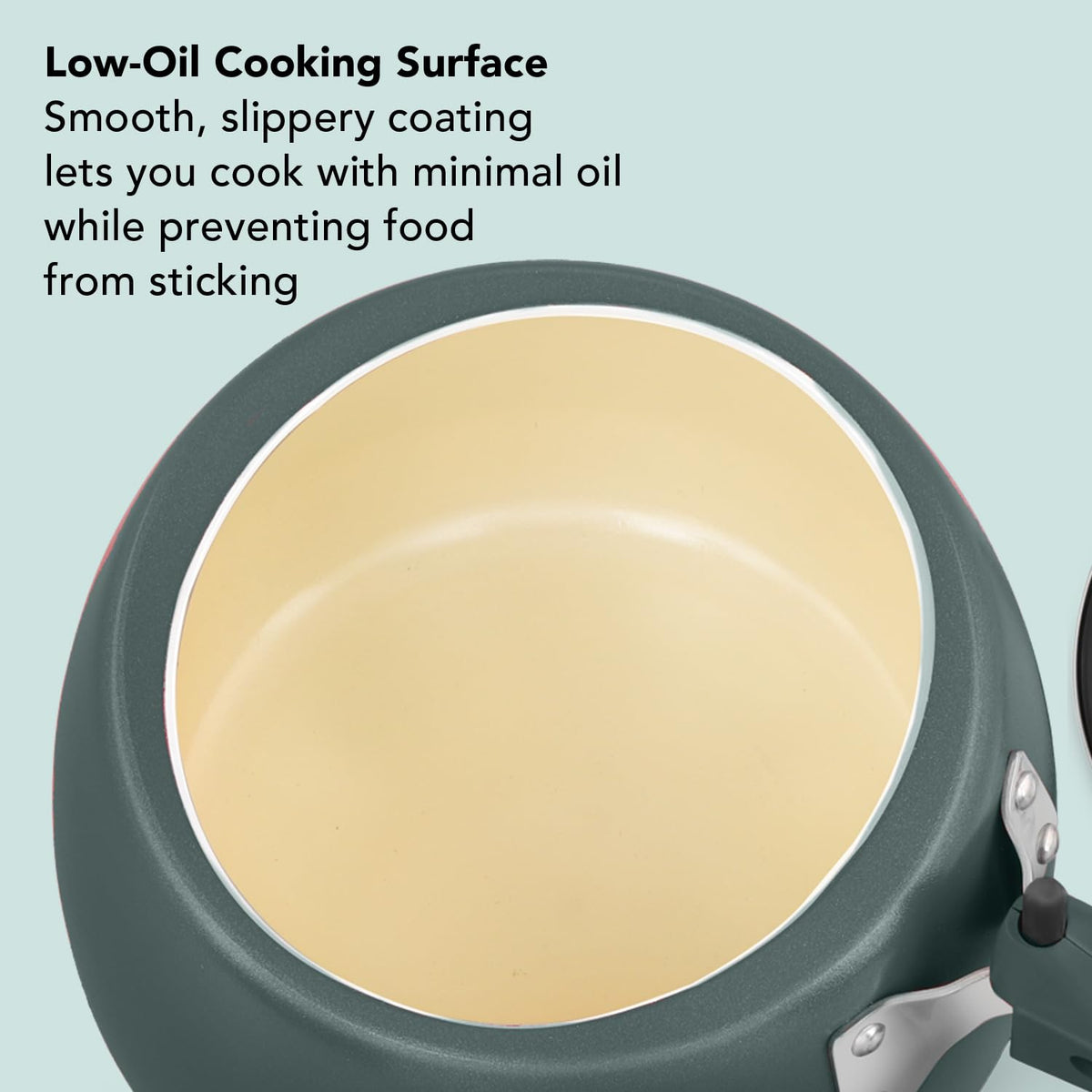 Hawkins Cerenity 3L Pressure Cooker | Ceramic Coated Body | Contura Shaped | Induction & Gas Compatible | Cook Rice, Dal & Curries | ISI Certified |...