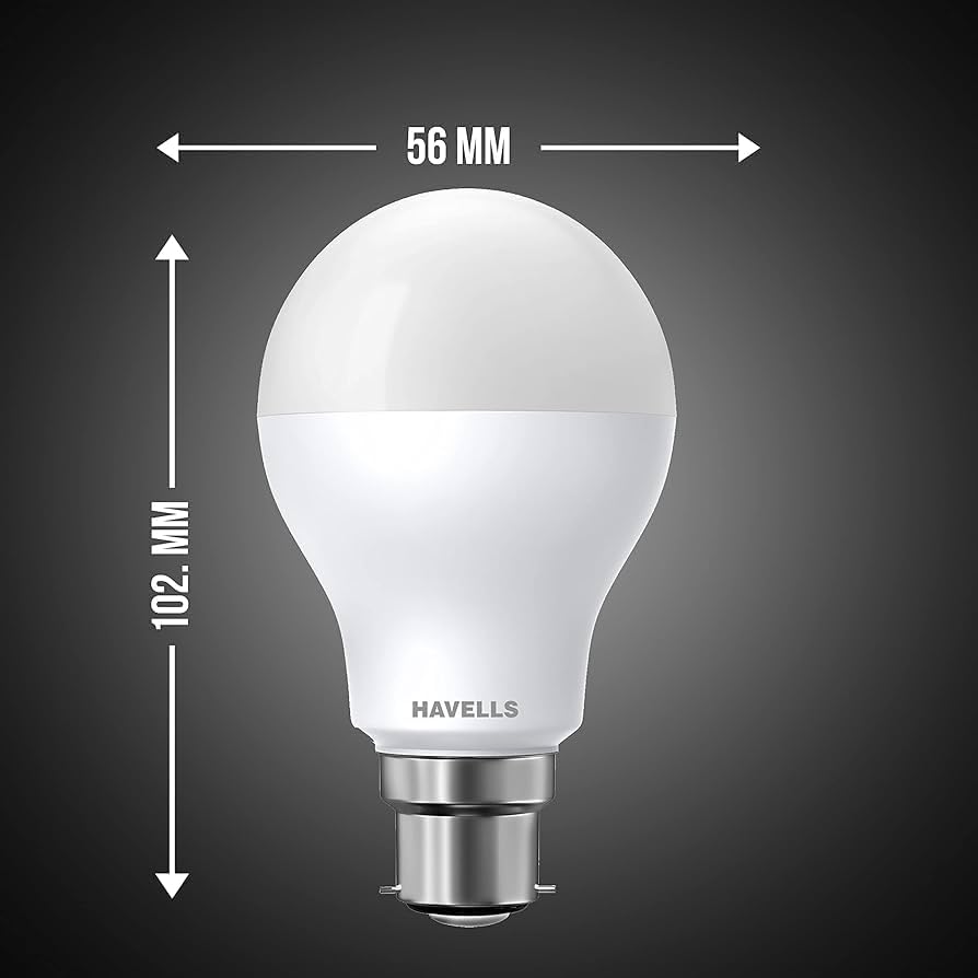 Havells 9W B22 Led White Lamp - Pack of 4(B22D)