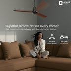 Orient Electric Newly Launched 1200 mm Proton BLDC | BLDC energy saving ceiling fan with Remote |BEE 5-star rated | Saves up to 50% on electricity bills | 3...