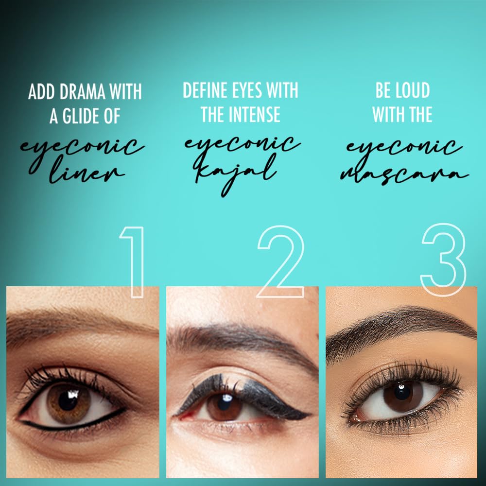 Lakme Eyeconic Regime Kit- Kajal | Mascara| Eyeliner 13.35 ml