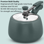 Hawkins Cerenity 3L Pressure Cooker | Ceramic Coated Body | Contura Shaped | Induction & Gas Compatible | Cook Rice, Dal & Curries | ISI Certified |...
