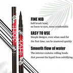 Cazo 36H Long-lasting Black Matte Liquid Eyeliner