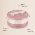 MILTON Valenza 2500 Insulated Inner Stainless Steel Casserole for Roti, 2100ml |
