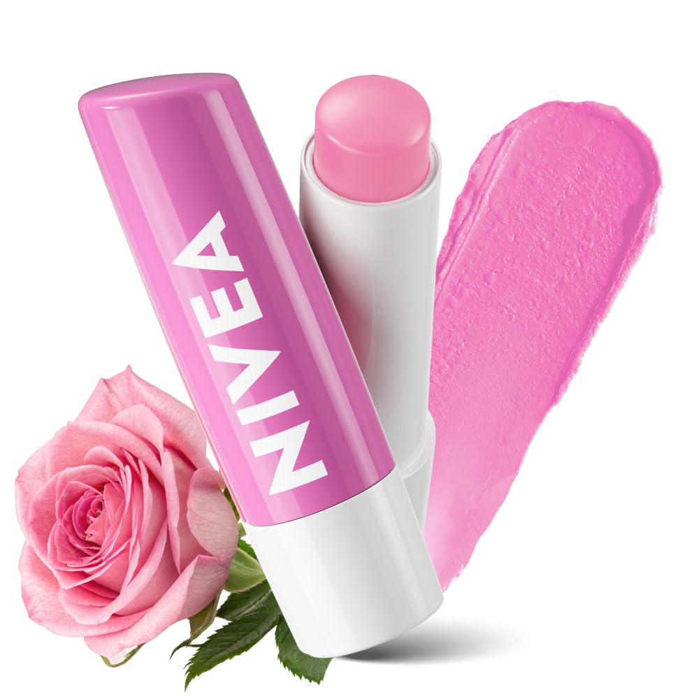 NIVEA Soft Rose Shine 4.8g Lip Balm|24 H Melt in Moisture Formula|Natural Oils|Glossy Finish,4.8 g (Pack of 1) NIVEA Soft Rose Shine 4.8g Lip Balm|24 H Melt in Moisture Formula|Natural Oils|Glossy Finish,4.8 g (Pack of 1)