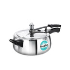 Hawkins Contura 3.5 Litre Triply Stainless Steel Pressure Cooker | Curved Body | Induction & Gas Compatible | Ideal for 4–5 persons | ISI Certified |..
