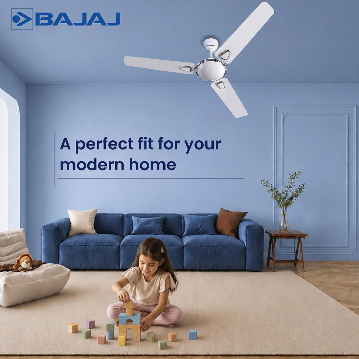 Bajaj Frore Deco Turbo 1200 MM 1 Star Rated Ceiling Fans For Home |