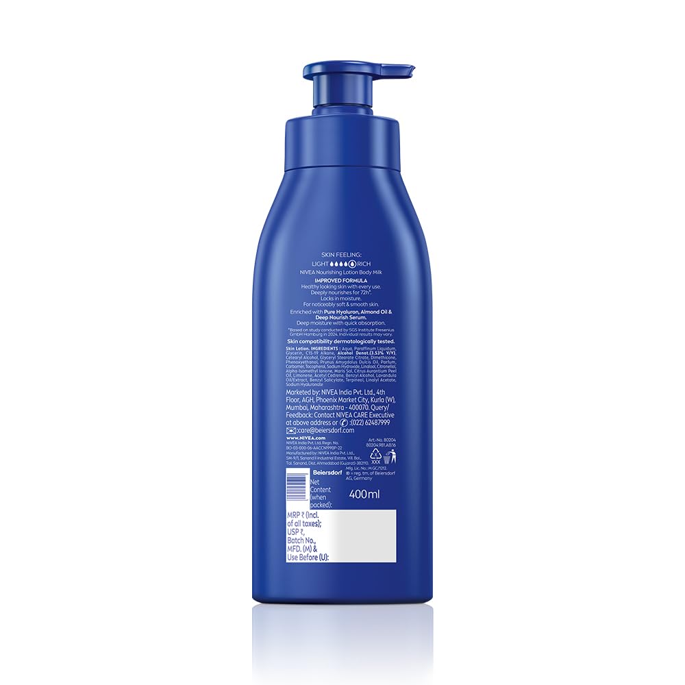 NIVEA Nourishing Body Milk 400ml