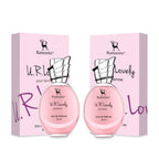 Ramsons - U R LOVELY Eau De Parfum | 30 ML x 2| Perfume For Women | TN - Bergamot, Peach, Orange, Grapefruit, Aquatic | MN - Lilly of the valley, Rose, Jasmine, Cinnamon | BN - Woody, Musk, Vanilla