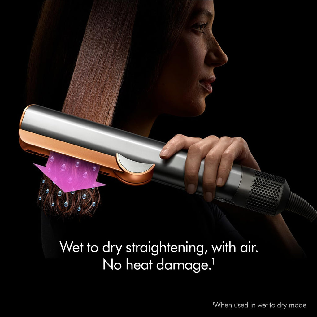 Dyson Airstrait™ Straightener| Wet to Dry Straightener| No Heat Damage| 2 in 1 Straightening|