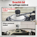 Prestige Nakshatra Cute Duo Svachh Hard Anodised Inner Lid Pressure Cooker, 2.0L, Black, 2 Liter