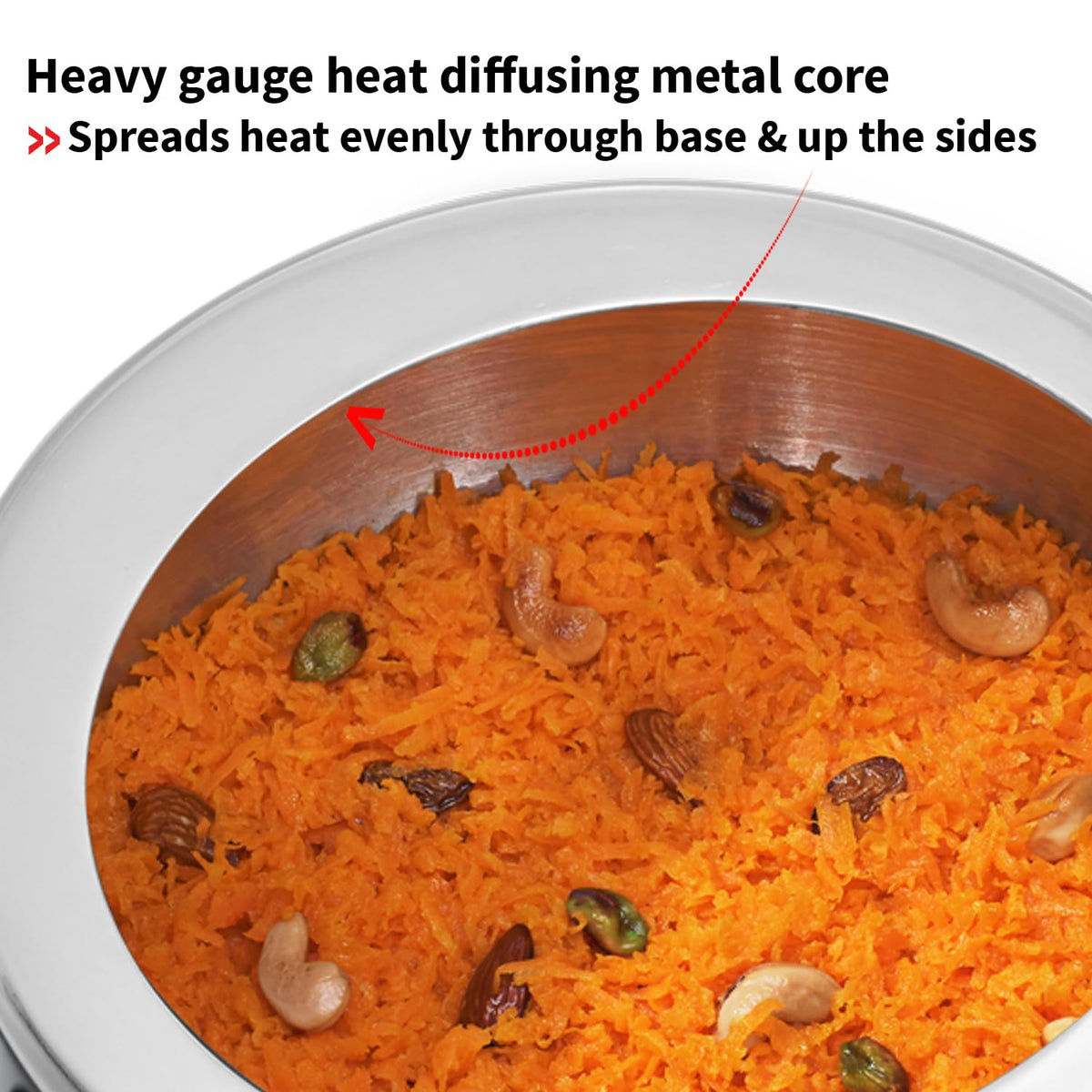 Hawkins 2 Litre Triply Stainless Steel Contura Pressure Cooker | Induction Compatible | Ideal for 2–3 persons | 5 Year Guarantee | ISI Certified | Silver (SSTCO20