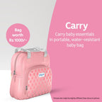 Johnson’s Baby Gift Pack with Maternity Bag (10 Pieces)