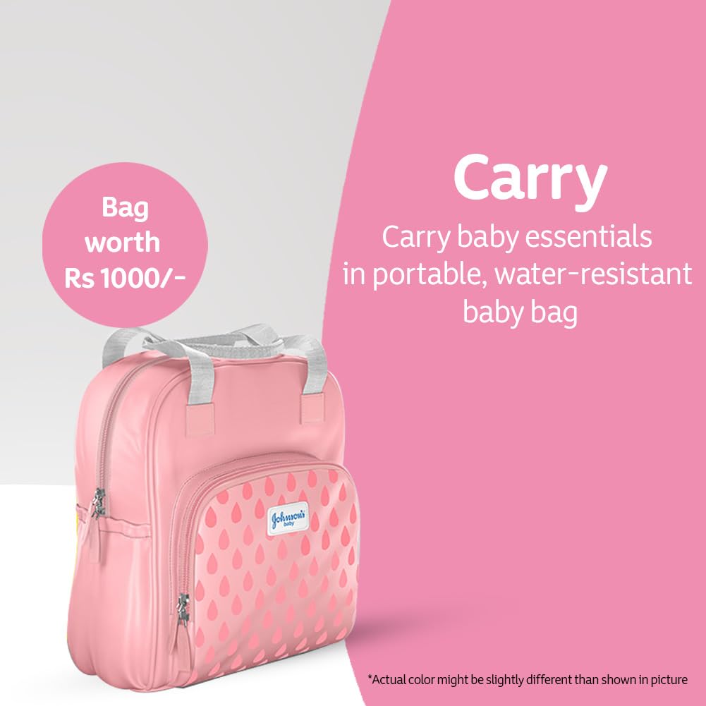 Johnson’s Baby Gift Pack with Maternity Bag (10 Pieces)