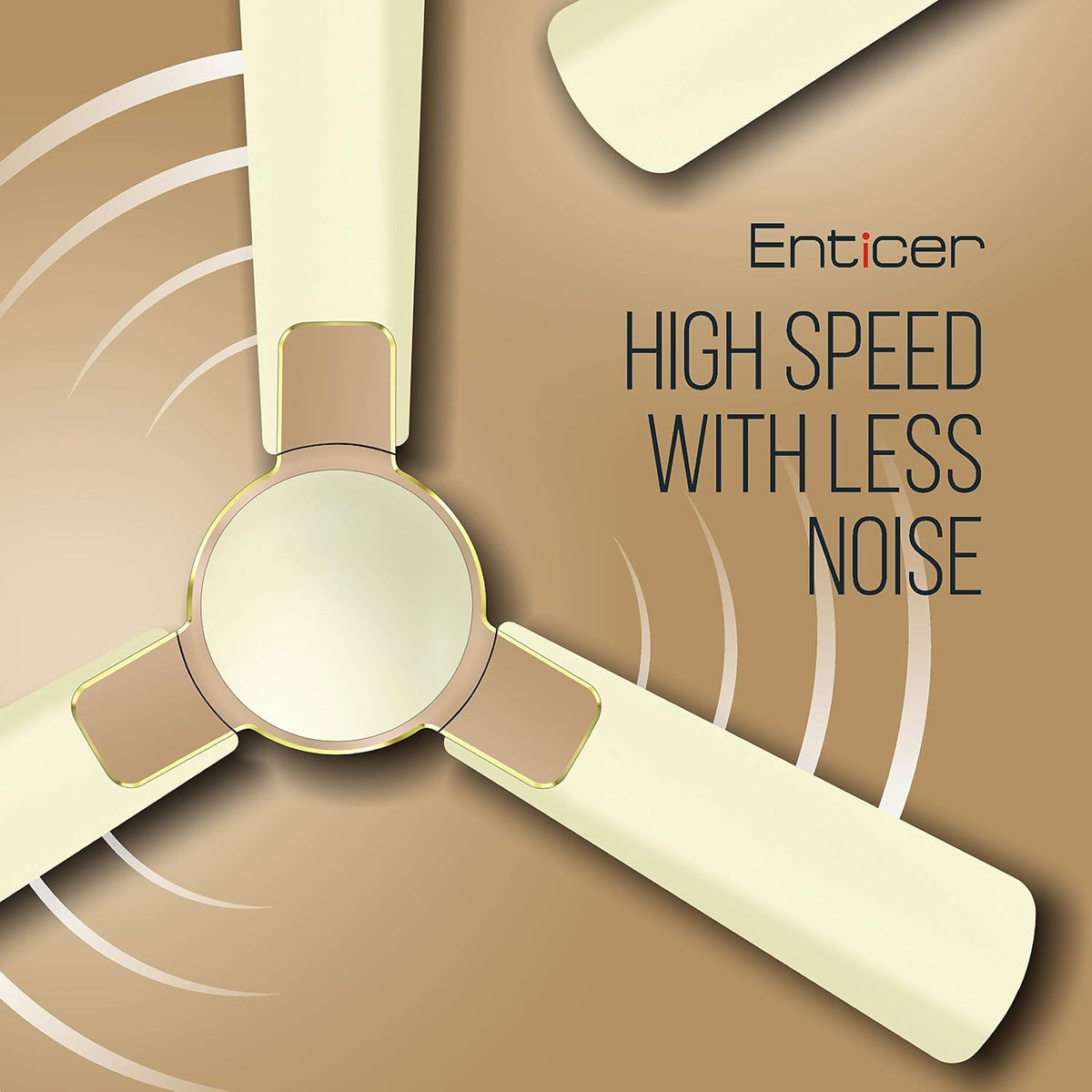 Havells 1200 Mm Fan Enticer Pearl Ivory-Beige, 4 stars