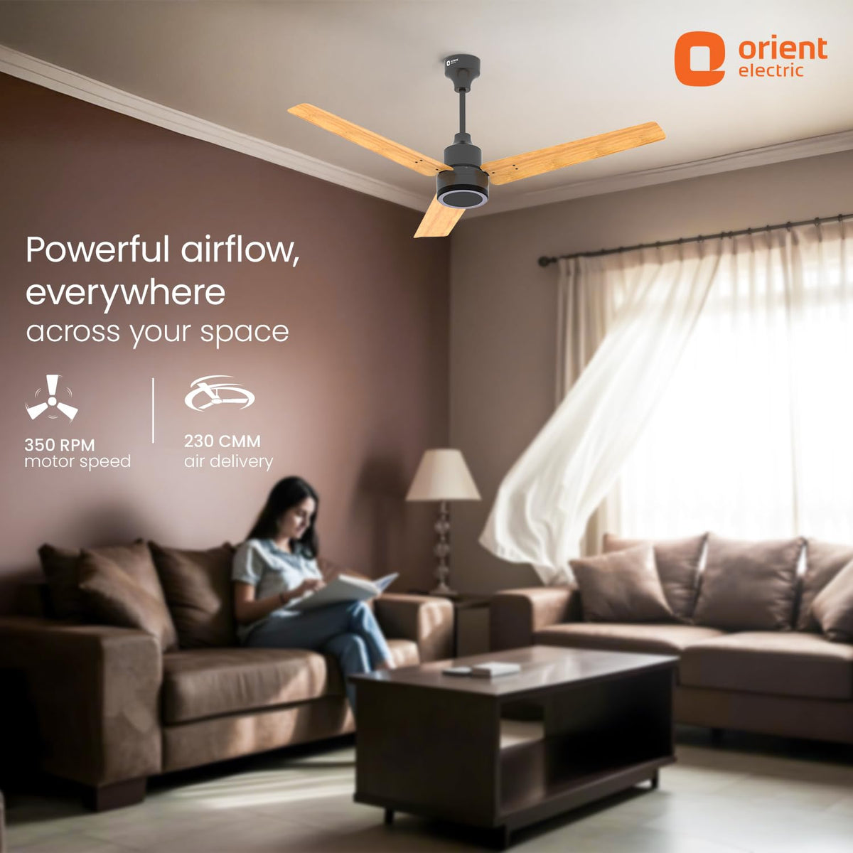 Orient Electric 1200 mm Zeno BLDC | BLDC energy saving ceiling fan with Remote |BEE 5-star rated | Saves up to 50% on electricity bills | 3-year warranty by...