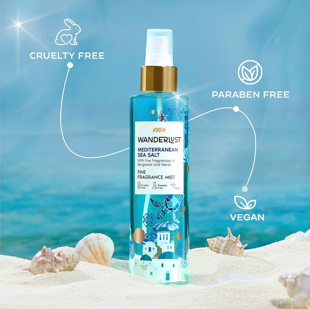 Nykaa Wanderlust Mediterranean Sea Salt Fragrance Mist-200ml