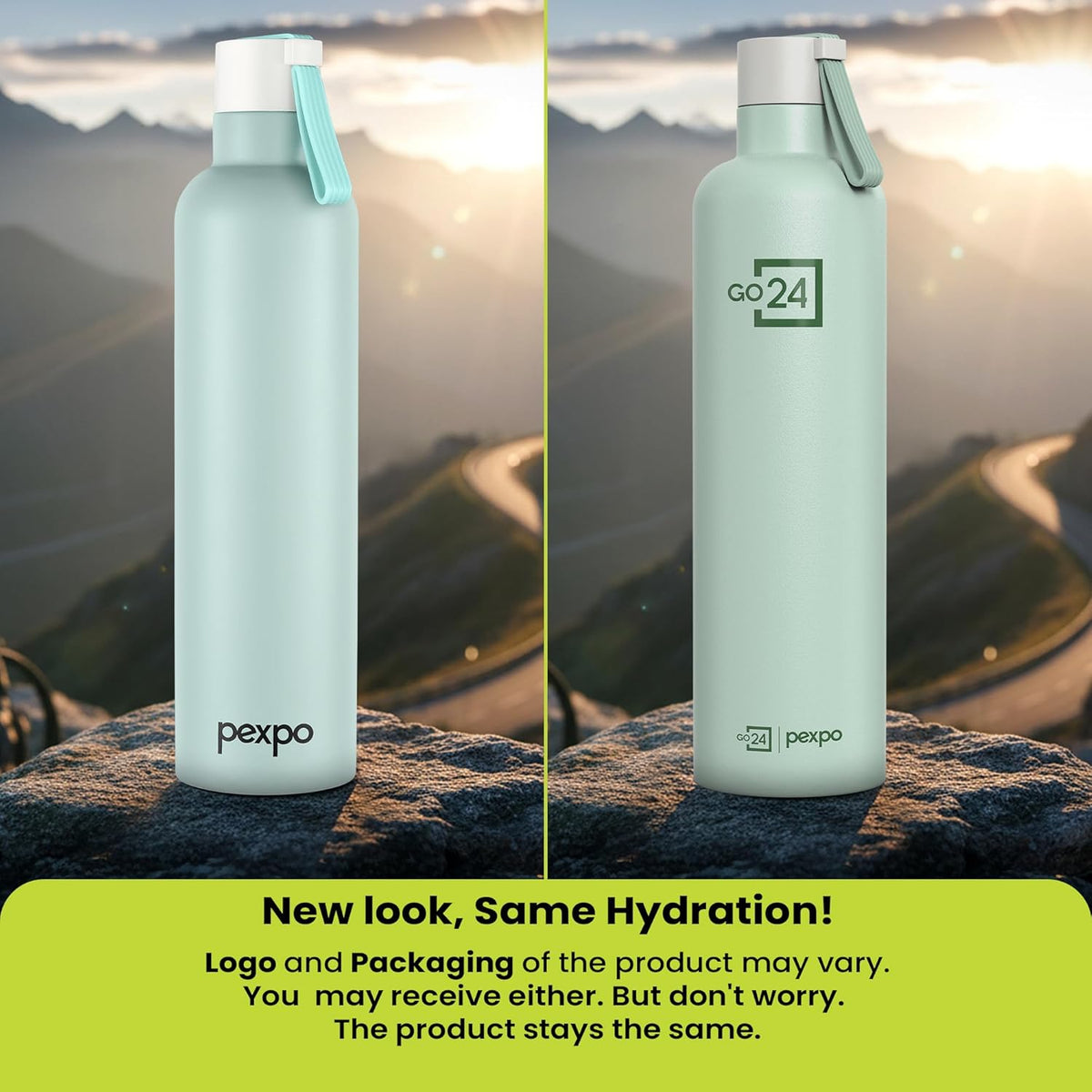 Stainless Steel Water Bottle Oslo Sea Green 980ml