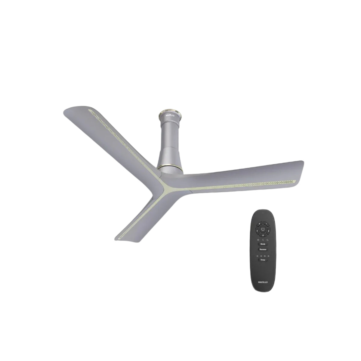 Havells Inveno LX 1200 mm BLDC Ceiling Fan|ABS Aerodyanamic Blades|Telescopic Canopy|Timer, Breeze,Sleep,MOP Modes|Reverse Feature|100% Copper Wire Motor|Free Installation|2 Year Warranty(Matt Mist)