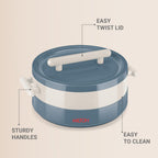 MILTON Valenza 1500 Insulated Inner Stainless Steel Casserole for Roti, 1250ml |